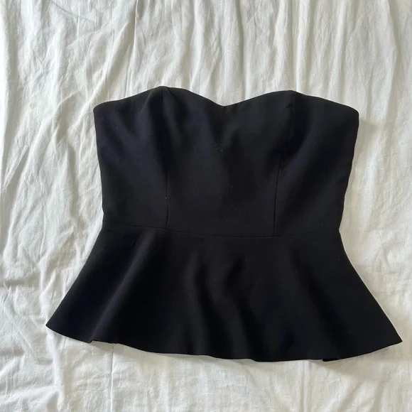 Forever 21 Black Strapless Top - Picture 1 of 8